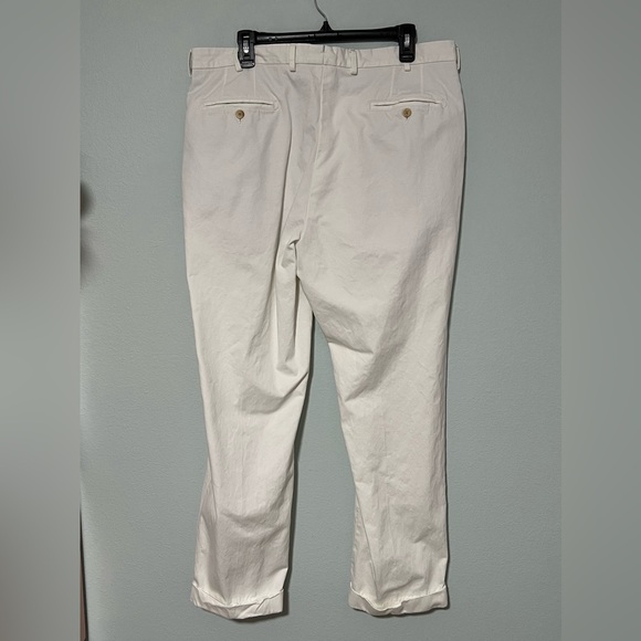 PETER MILLAR Pima Cotton Flat Front Pants - 36 - Picture 3 of 5